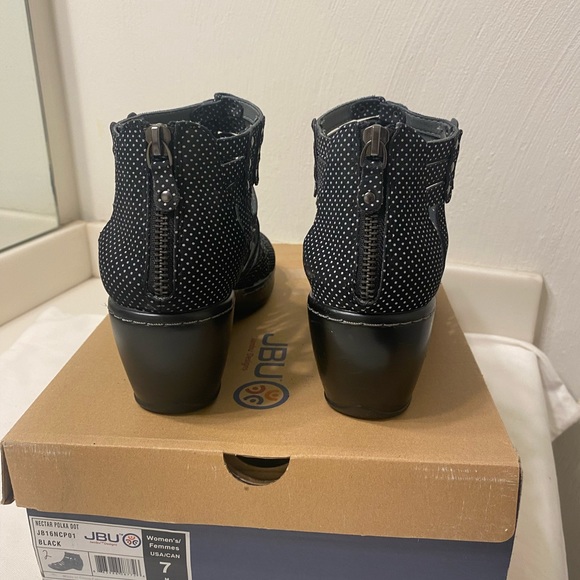 Jbu Nectar Pilka Dot Gladiator wedge sandals 7M - Picture 2 of 7